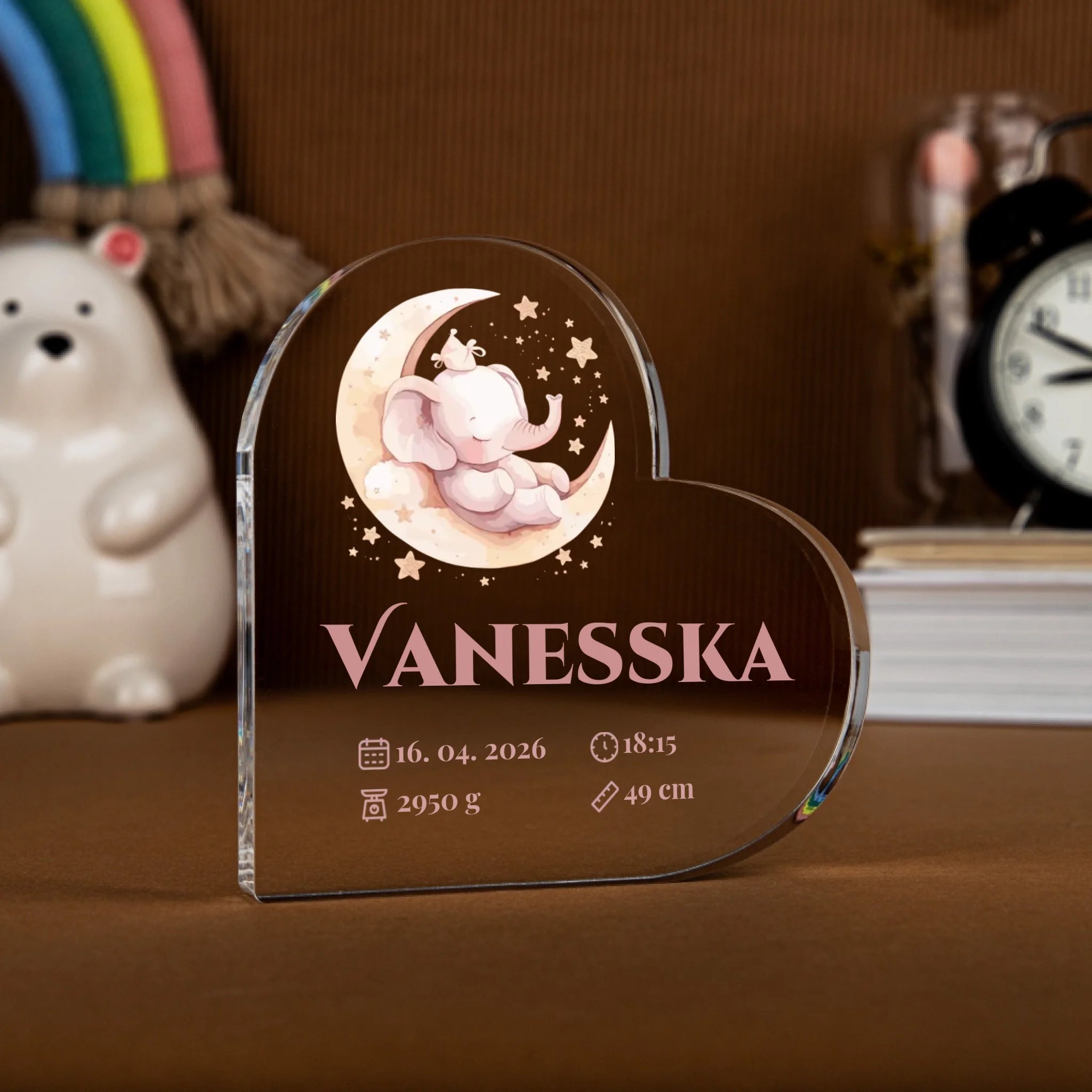 Srdce detská tmavé štvorec