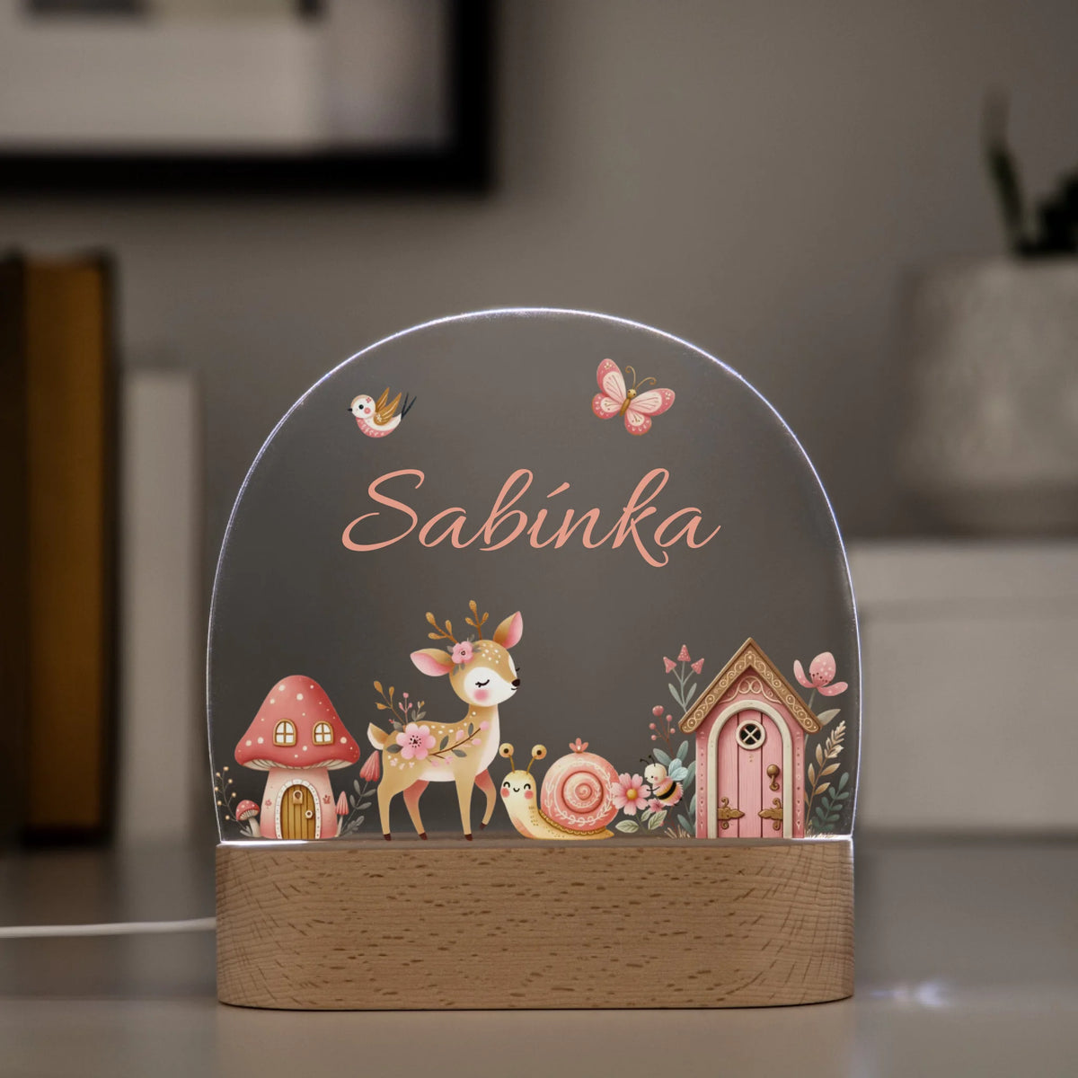 Lampa oblúk malý štvorec