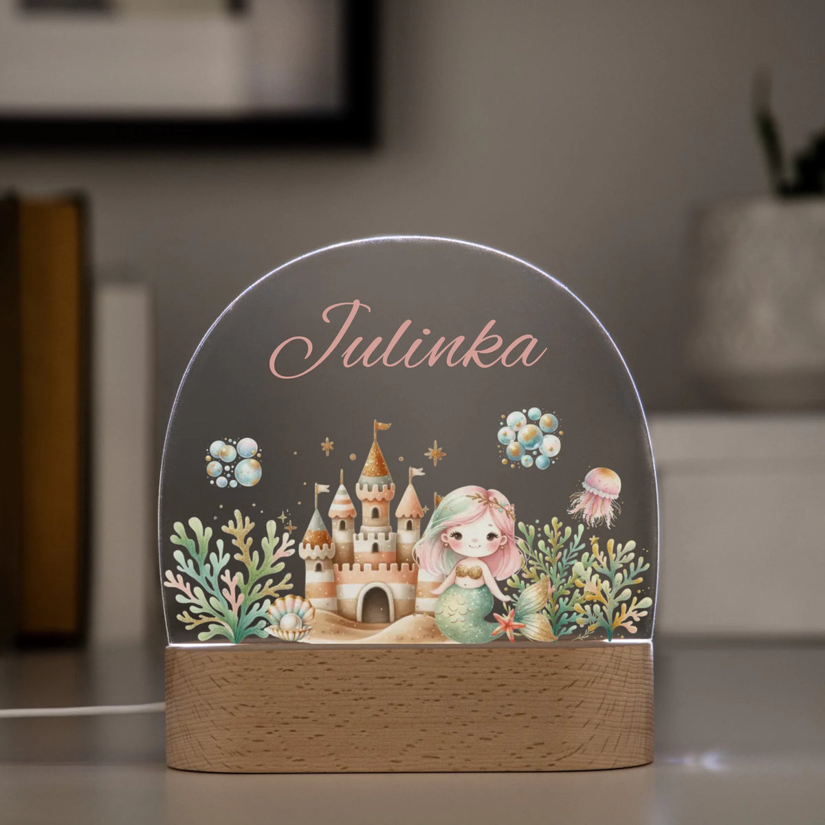 Lampa oblúk malý štvorec