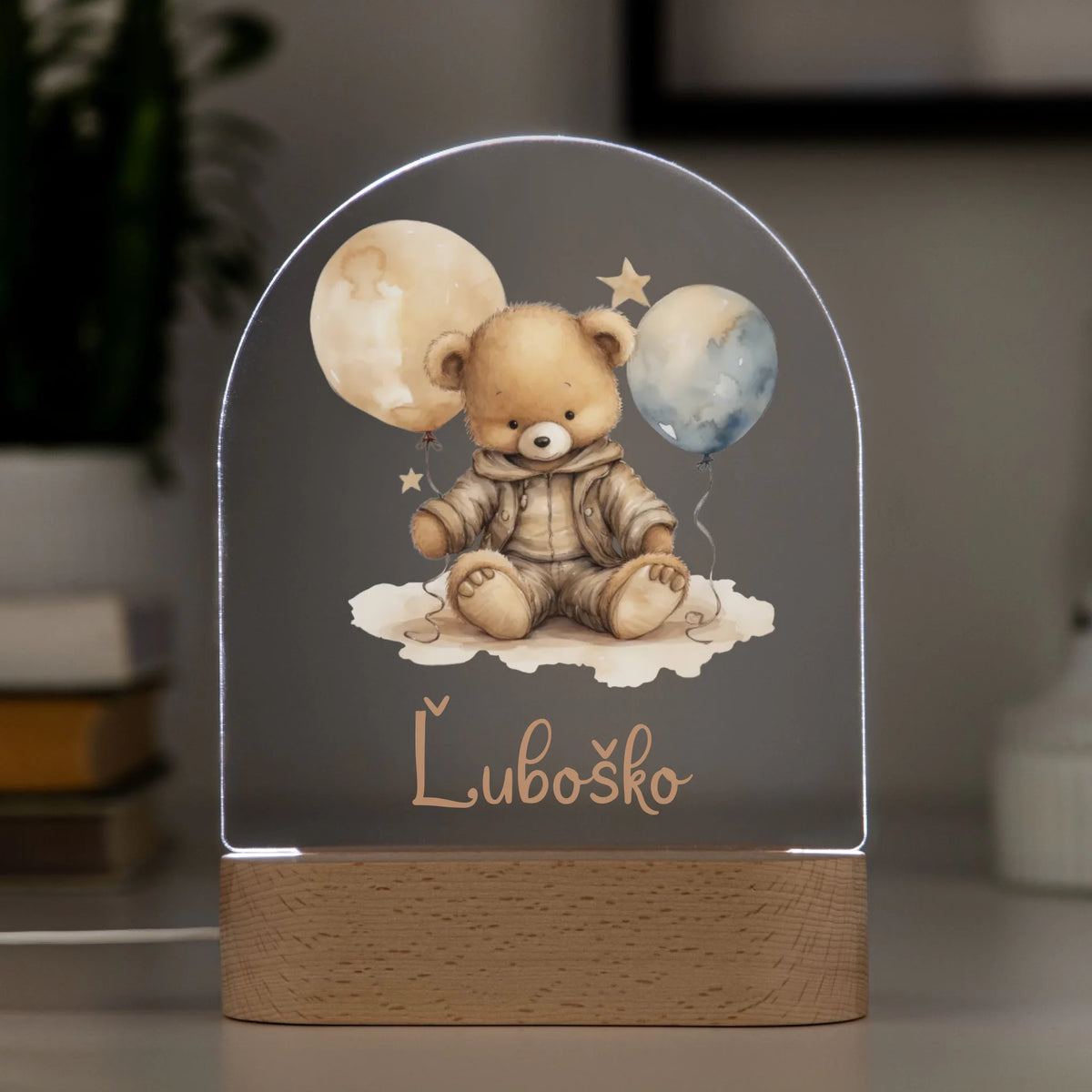 Lampa oblúk stredný štvorec